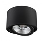 LED Plafondspot - Mat Zwart - Rond - AR111 / GU10 aansluiting - Kantelbaar - Excl. AR111 spot
