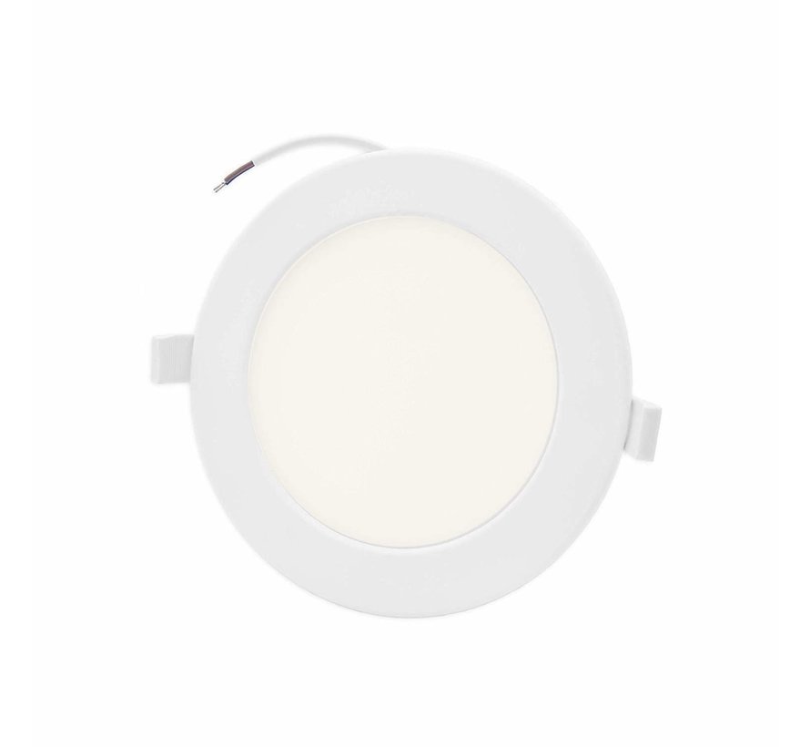 LED inbouwspot rond - 6W vervangt 40W - inbouwmaat 118x14mm - Lichtkleur optioneel