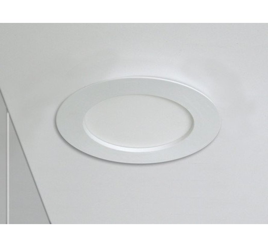 LED inbouwspot rond - 6W vervangt 40W - inbouwmaat 118x14mm - Lichtkleur optioneel