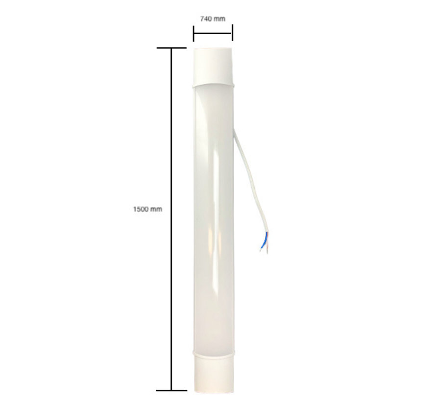 LED Batten - 150cm 35W LED armatuur - 4000K helder wit licht (840) - compleet incl. bevestigingsmateriaal