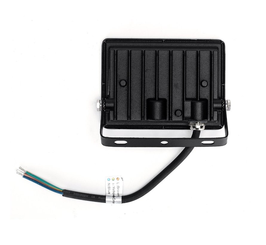 LED Breedstraler Zwart 20W vervangt 180W  | 1650lm 110D - Lichtkleur optioneel - 3 jaar garantie