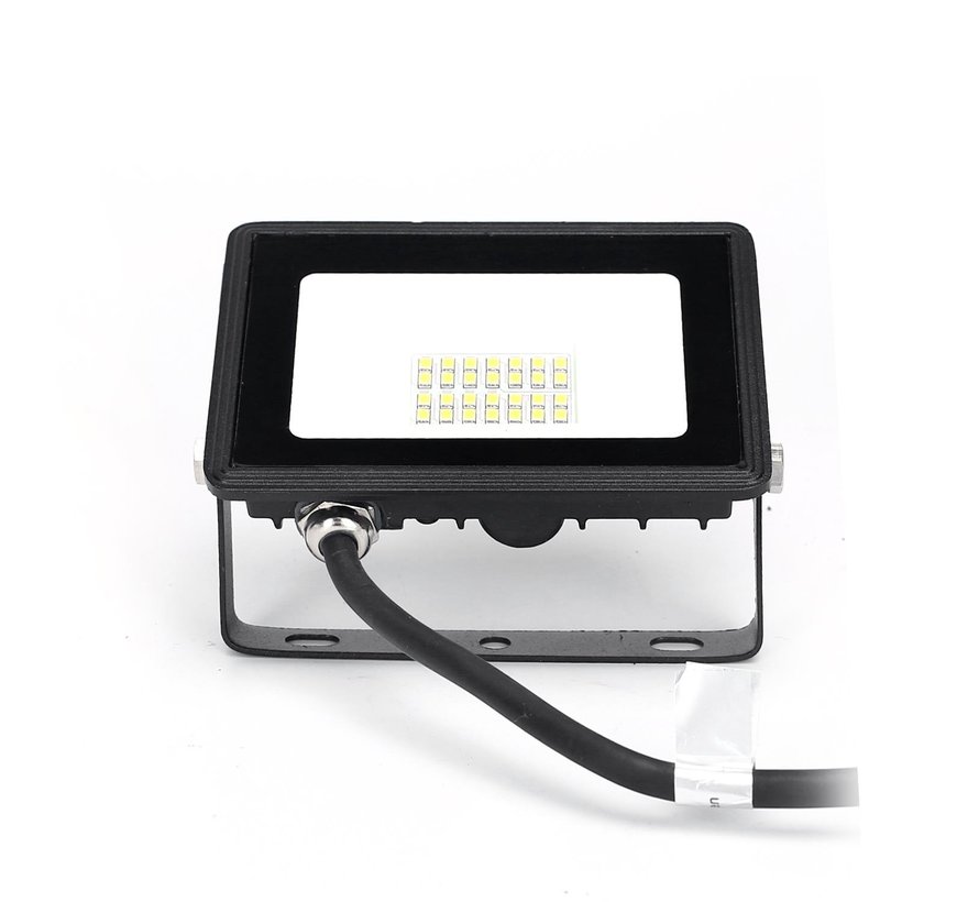 LED Breedstraler Zwart 20W vervangt 180W  | 1650lm 110D - Lichtkleur optioneel - 3 jaar garantie