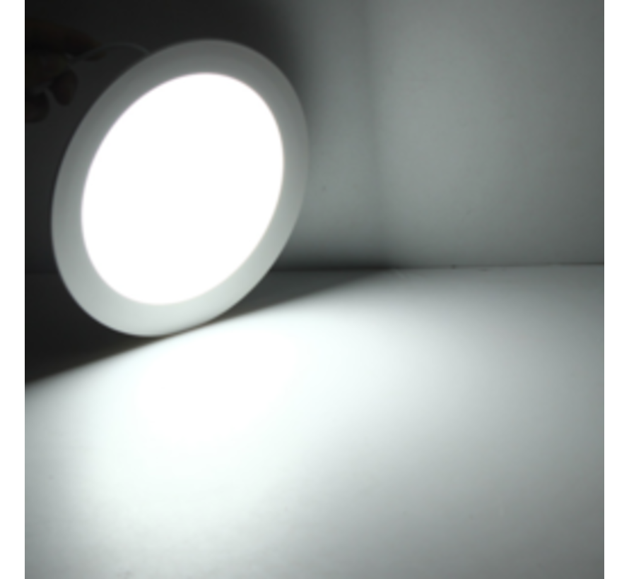 LED Inbouwspot Vierkant - Lichtkleur optioneel - 12W vervangt 40W - Inbouwmaat 150x150mm