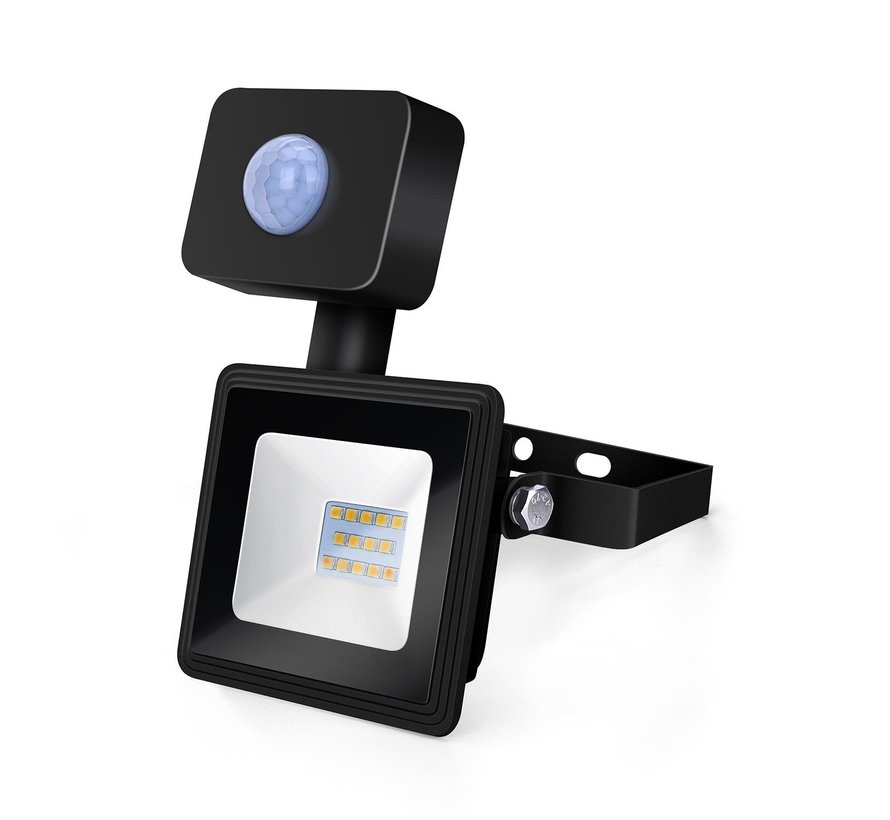 LED Breedstraler met bewegingssensor - 10W vervangt 90W - Lichtkleur optioneel - 3 jaar garantie