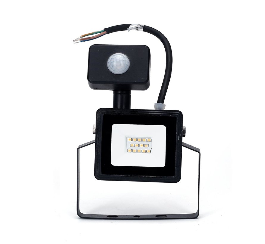 LED Breedstraler met bewegingssensor - 10W vervangt 90W - Lichtkleur optioneel - 3 jaar garantie