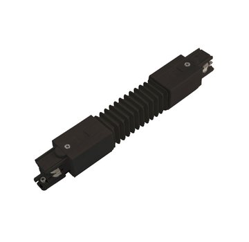 LED Spot Rail connector zwart - Universeel 3-Phase - Flexibel buigbaar