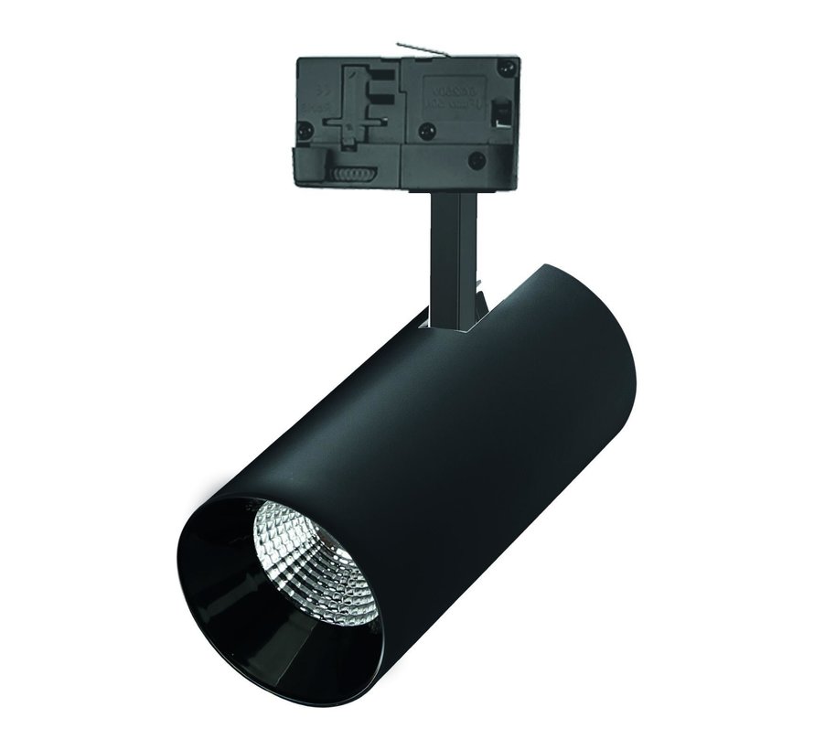 LED Railspot Andromeda Zwart - 4000K helder wit licht - Universeel 3-Phase - 25W 119lm p/w