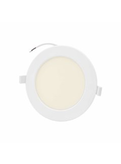 LED inbouwspot rond - 6W vervangt 40W - inbouwmaat 100x32mm - 3000K warm wit licht