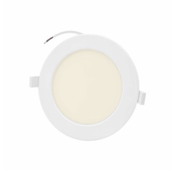 LED inbouwspot rond - 6W vervangt 40W - inbouwmaat 100x32mm - 3000K warm wit licht