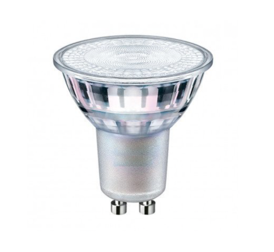 LED spot GU10 - 3W vervangt 30W - 2700K warm wit licht - Glazen behuizing