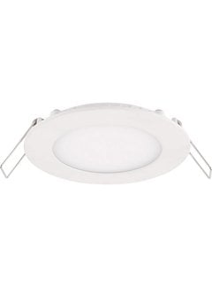 LCB LED LED inbouwspot rond aluminium - 3W vervangt 25W - zaagmaat 74mm - 3000K warm wit licht