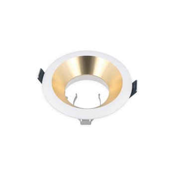 LED inbouwspot rond - Goud / Wit - zaagmaat 75mm - buitenmaat 94mm