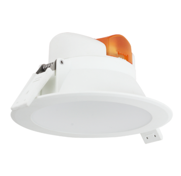 LED inbouwspot IP44 - 8W vervangt 51W - Zaagmaat 90-102mm -  3000K warm wit licht