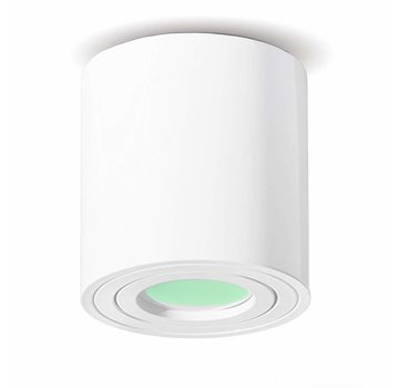 LED WiFi Plafondspot Wit Tube - 4,5W RGB + 3000K-6500K - Bedienen met de App