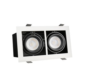 LED inbouwspot armatuur Modern - Rechthoekig met 2 GU10 aansluiting