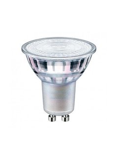 LED line LED spot GU10 - 1W - 2700K warm wit licht - vervangt 10W - Glazen behuizing - 36° lichtspreiding