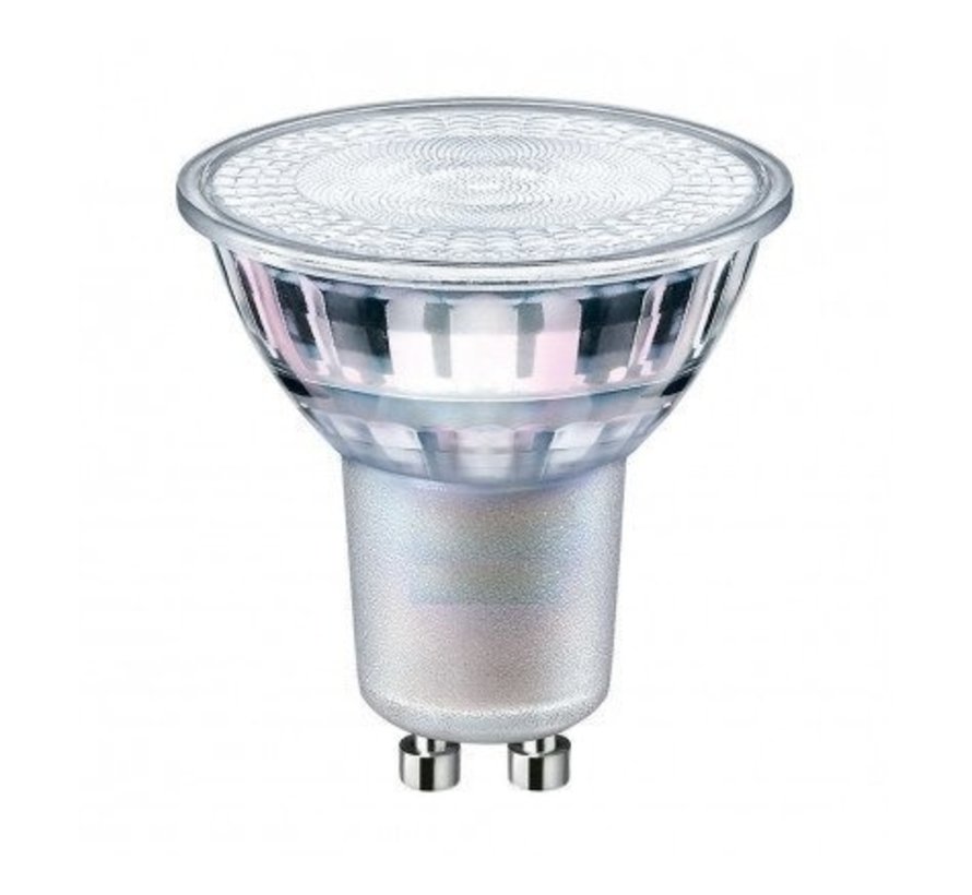 LED spot GU10 - 1W - 2700K warm wit licht - vervangt 10W - Glazen behuizing - 36° lichtspreiding
