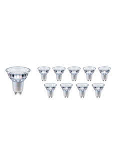 Voordeelpak 10 stuks - GU10 LED spots - 5.5W vervangt 55W - Lichtkleur optioneel