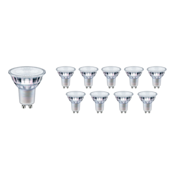 Voordeelpak 10 stuks - GU10 LED spots - 5,5W vervangt 35W - Dimbaar - 2200K-3000K