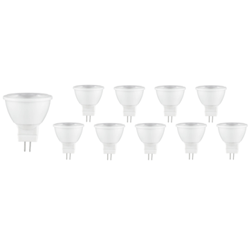 LED line Voordeelpak 10 stuks - GU4 LED spots - 3W vervangt 25W - Lichtkleur optioneel