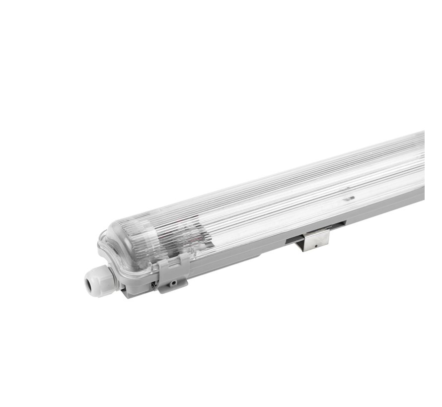 60cm LED armatuur IP65 + 1 LED TL buis 10W - 4000K 840 helder wit licht -  Compleet