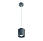 OP=OP LED GU10 plafondspot verlaagd zwart rond - 65cm kabellengte - Max. 40W