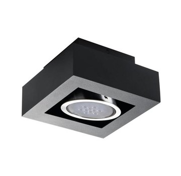 Kanlux LED AR111 GU10 plafondspot armatuur zwart - Enkelvoudig voor 1 LED GU10 spot