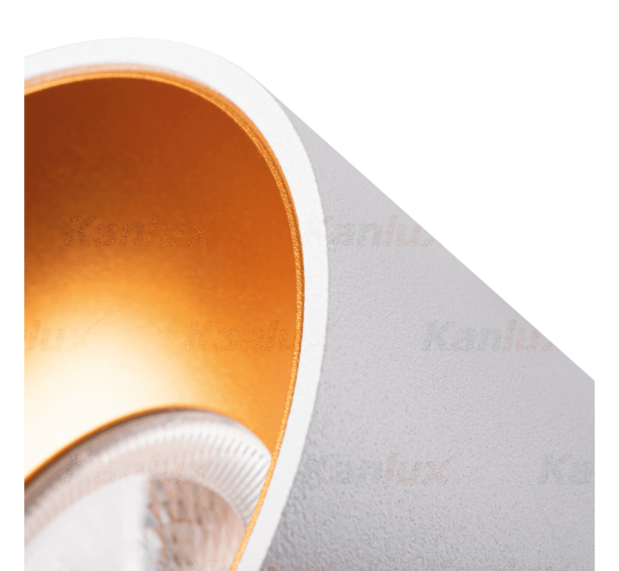 LED Inbouwspot - Zaagmaat 85mm - GU10 Spot - Wit - Goud