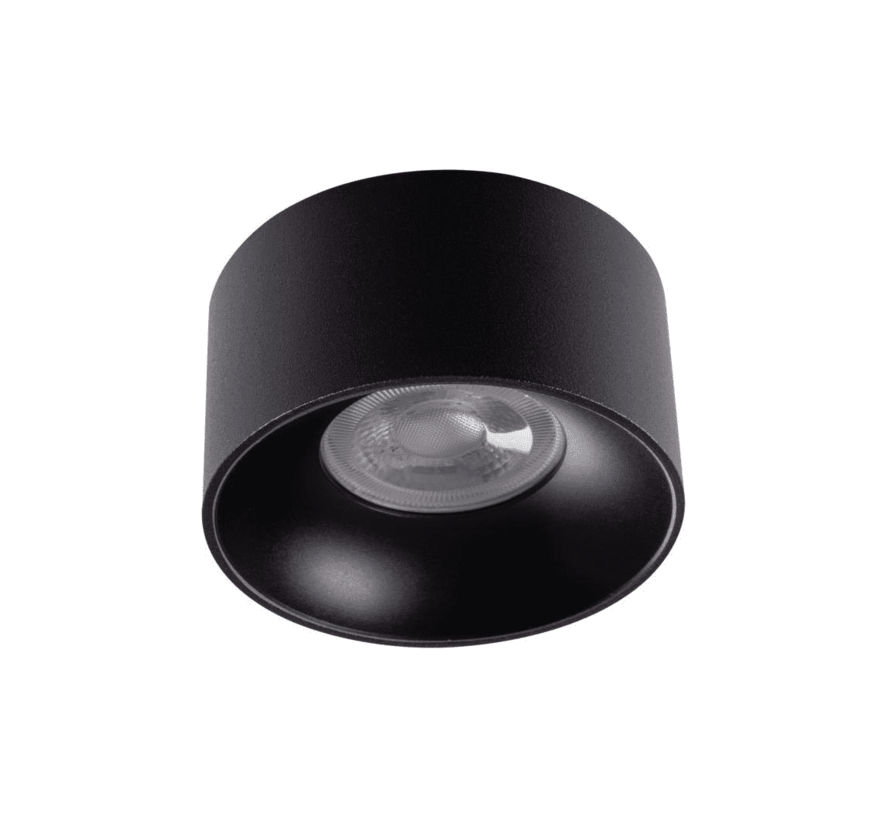 LED Inbouwspot - Zaagmaat 85mm - GU10 Spot - Zwart