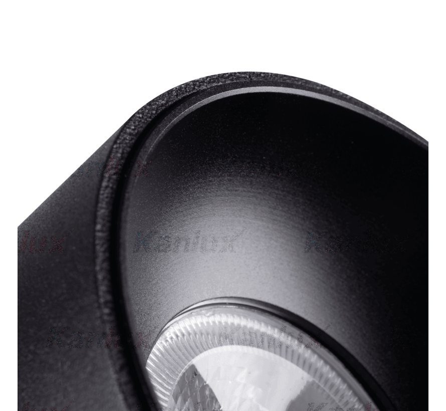 LED Inbouwspot - Zaagmaat 85mm - GU10 Spot - Zwart