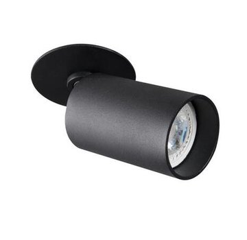 Kanlux LED GU10 plafondspot richtbaar zwart rond - Enkelvoudig voor 1 LED GU10 spot