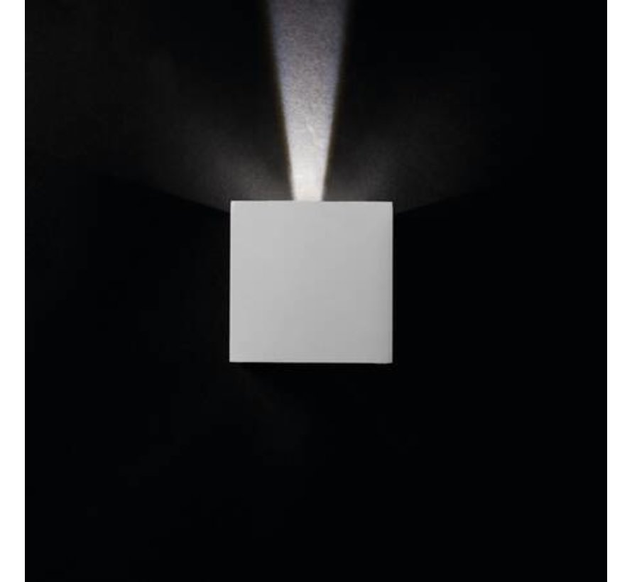 LED wandlamp wit IP54 - 7W 4000K helder wit licht - verstelbare lichtspreiding