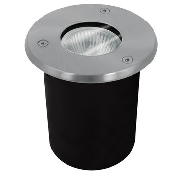 Kanlux LED GU10 grondspot RVS rond IP67 - Enkelvoudig voor 1 LED GU10 spot