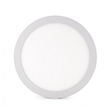 LED paneel opbouw rond - 6W vervangt 30W - Lichtkleur optioneel - 122x34mm