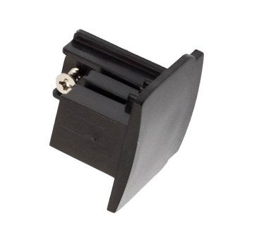 LED Spot Rail - Eindstuk Universeel 3-Phase - Zwart
