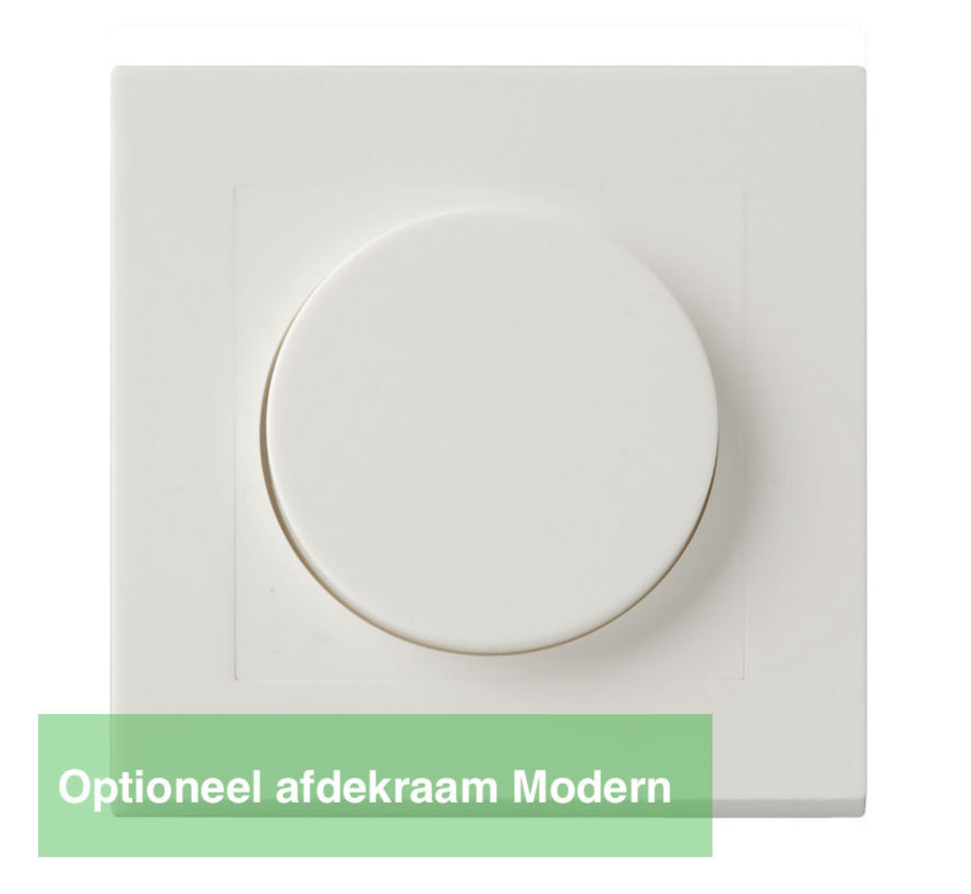 LED Universele Draai Dimmer - 500W - Fase aan- en afsnijding |  TRIAC RLC 0.3 - 500 Watt