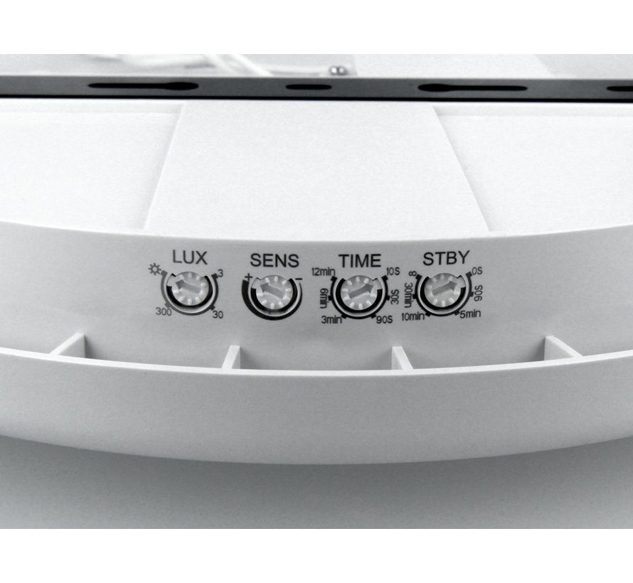 LED Plafondlamp Lunar - 4000K Helder wit licht - IP65 Waterdicht - 16W vervangt 130W- met sensor