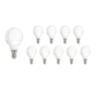 Voordeelpak 10 stuks - LED lamp E14 – G45 - 4W vervangt 29W - Lichtkleur optioneel