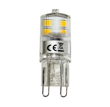 LED Lamp G9 fitting - 3000K warm wit licht - 48x16,5 mm - 2W vervangt 18W