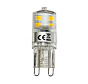 LED Lamp G9 fitting - 3000K warm wit licht - 48x16,5 mm - 2W vervangt 18W