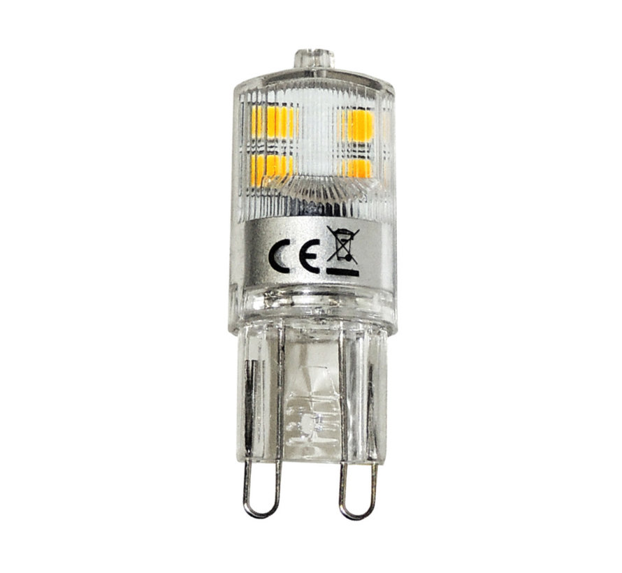 LED Lamp G9 fitting - 3000K warm wit licht - 48x16,5 mm - 2W vervangt 18W
