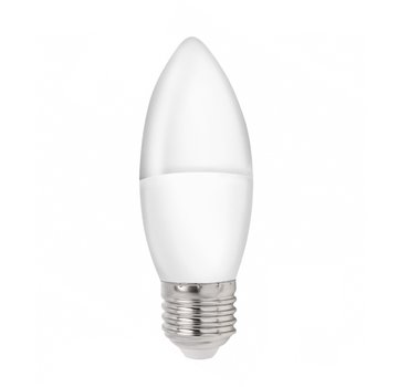 LED Kaarslamp E27 fitting - C37 - 3000k warm wit licht - 3W vervangt 25W