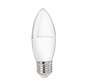 LED Kaarslamp E27 fitting - C37 - 3000k warm wit licht - 3W vervangt 25W