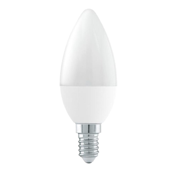 LED Lamp E14 fitting - C37 - 3000K warm wit licht - 6W vervangt 41W