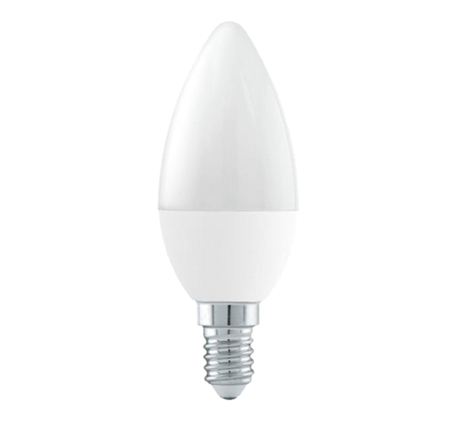 LED Lamp E14 fitting - C37 - 3000K warm wit licht - 6W vervangt 41W