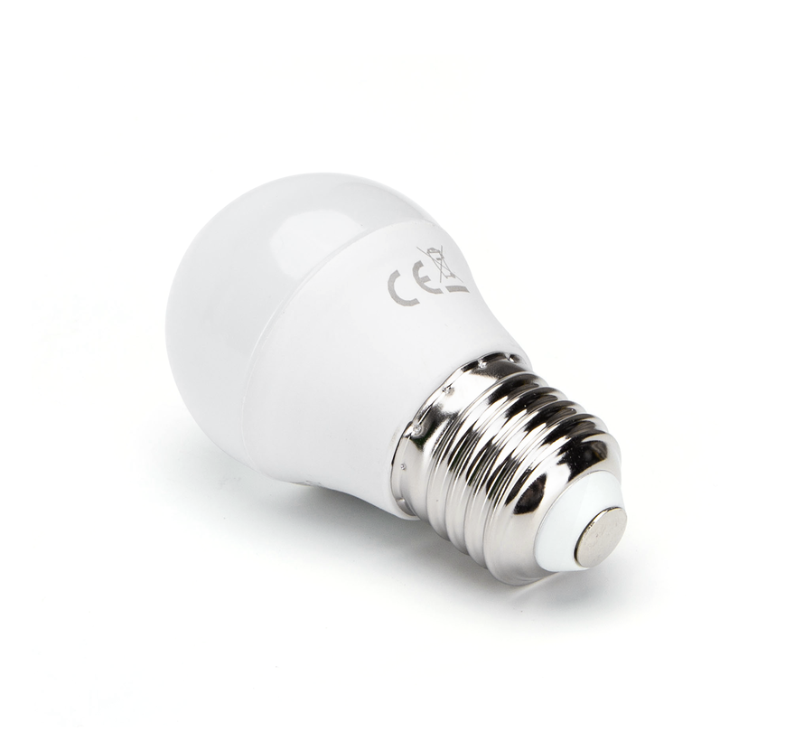 Voordeelpak 10 stuks - AigoSmart WiFi LED Lamp - E27 fitting - 6,5W - G45 - RGB+CCT alle lichtkleuren - Bediening met de App