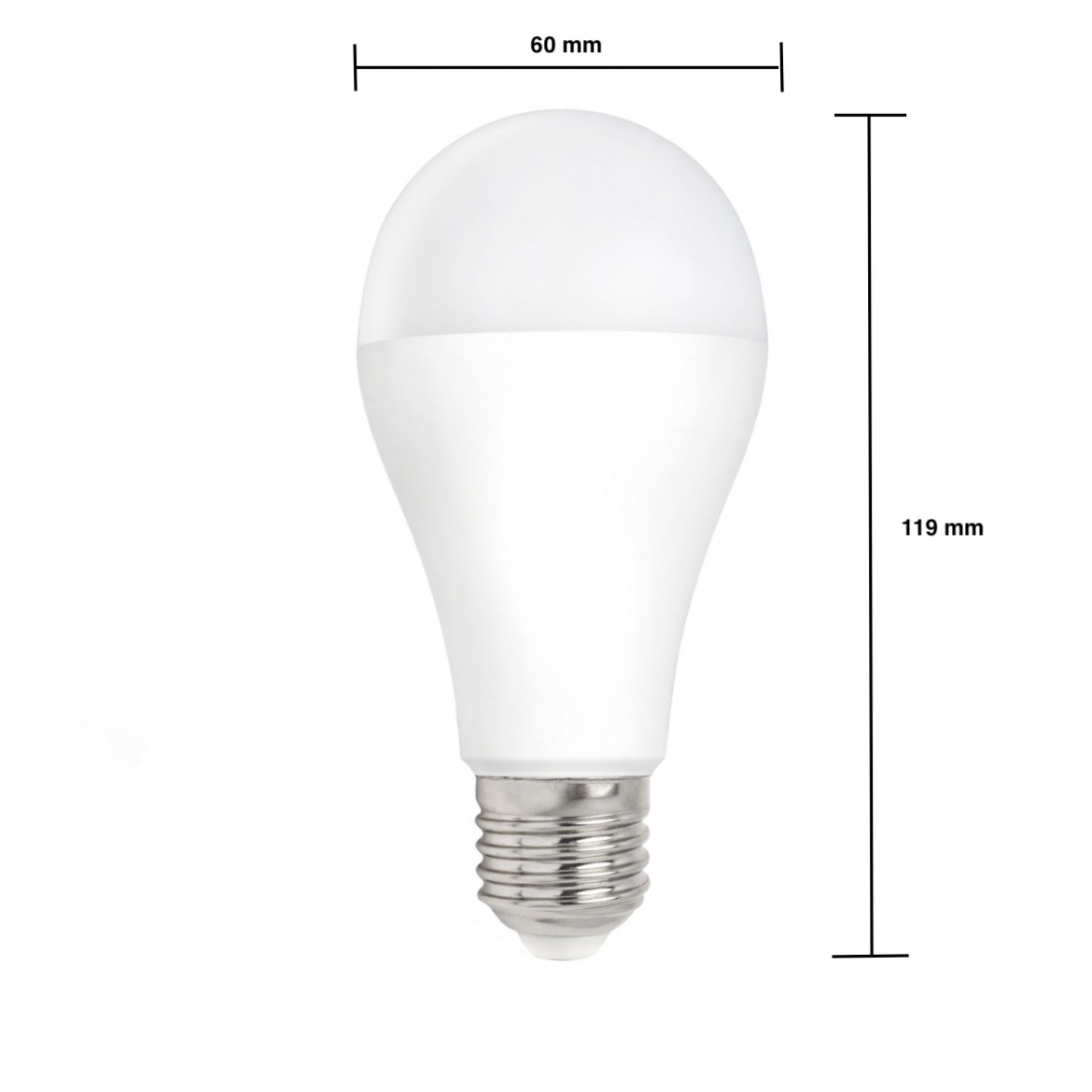nauwkeurig touw Veel LED Lamp E27 fitting - A65 - 3000K warm wit licht - 18W vervangt 114W -  Ledpanelendiscounter.nl