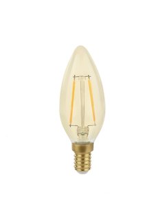 LED Filament lamp E14 fitting - C35 - 2500K extra warm wit licht - 2W vervangt 25W