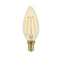 LED Filament lamp E14 fitting - C35 - 2400K extra warm wit licht - 2W vervangt 25W