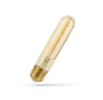 LED Filament lamp E27 fitting - T30 - 2500K extra warm wit licht - 2W vervangt 24W